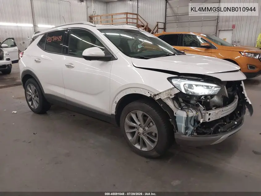 2022 Buick Encore Gx Awd Essence VIN: KL4MMGSL0NB010944 Lot: 45591048