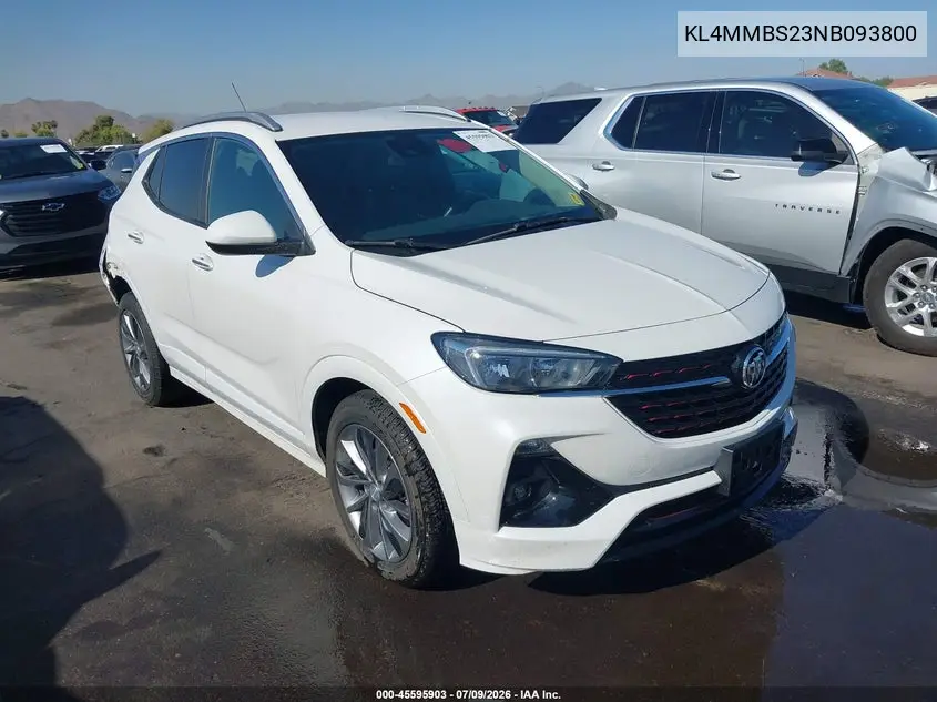 2022 Buick Encore Gx Fwd Preferred VIN: KL4MMBS23NB093800 Lot: 45595903