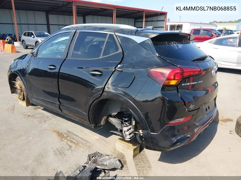 2022 Buick Encore Gx Fwd Select VIN: KL4MMDSL7NB068855 Lot: 45598918
