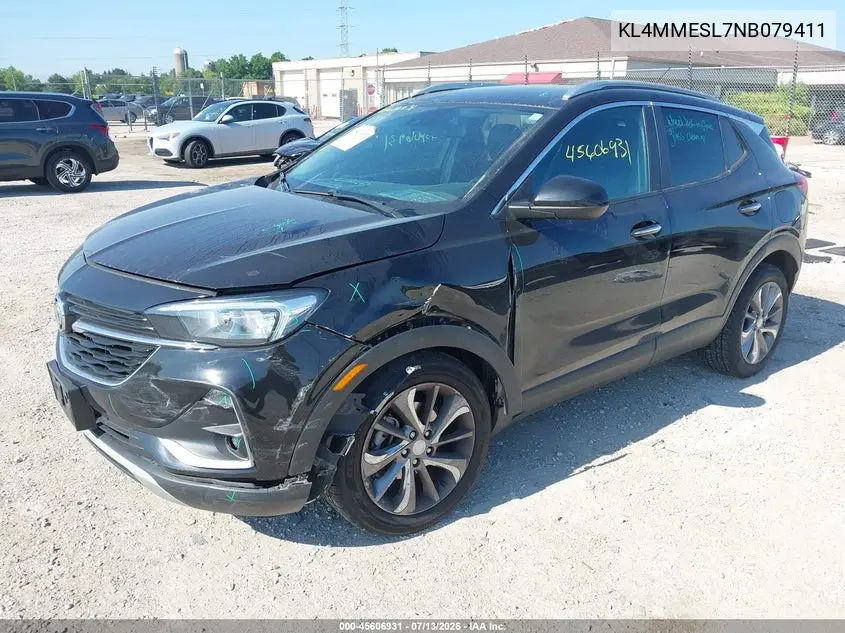 2022 Buick Encore Gx Awd Select VIN: KL4MMESL7NB079411 Lot: 45606931