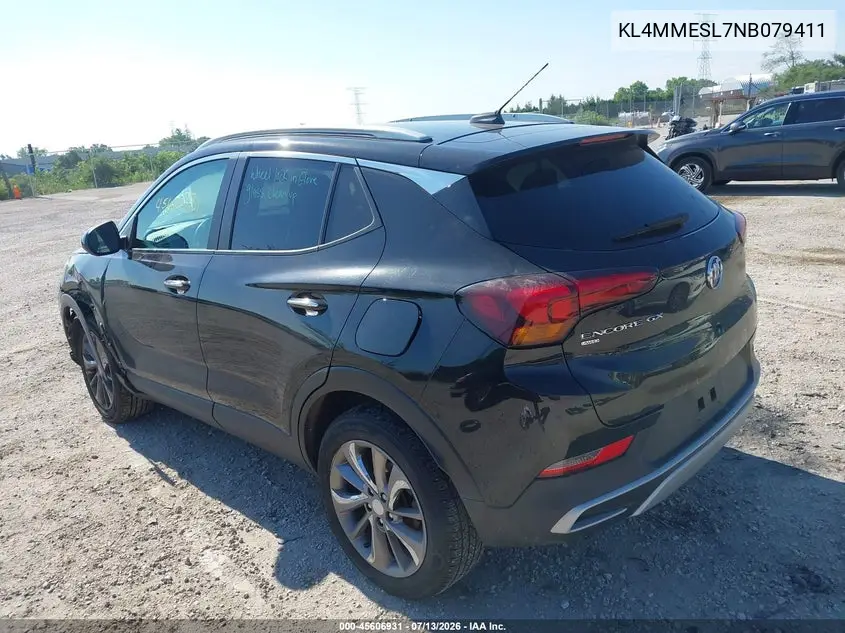 2022 Buick Encore Gx Awd Select VIN: KL4MMESL7NB079411 Lot: 45606931