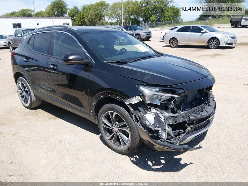 2023 Buick Encore Gx Select Awd VIN: KL4MMESL0PB033986 Lot: 45395314