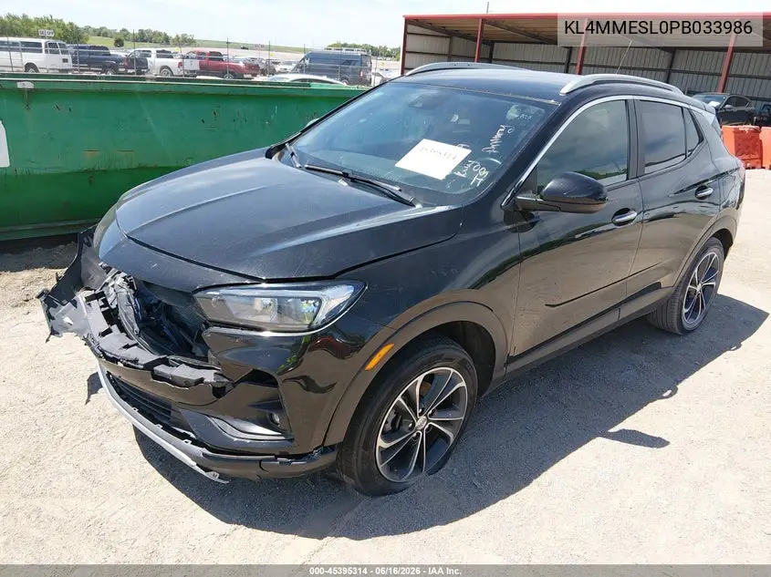 2023 Buick Encore Gx Select Awd VIN: KL4MMESL0PB033986 Lot: 45395314