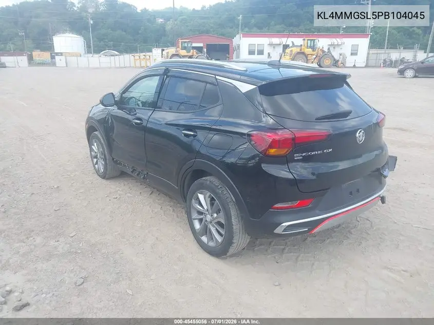 2023 Buick Encore Gx Essence Awd VIN: KL4MMGSL5PB104045 Lot: 45455056