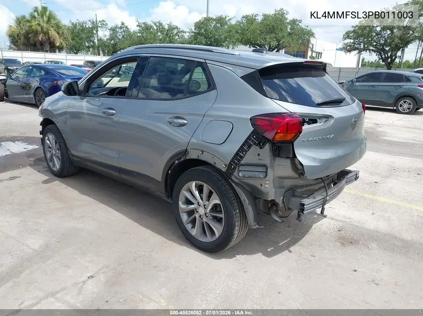 2023 Buick Encore Gx Essence Fwd VIN: KL4MMFSL3PB011003 Lot: 45526082