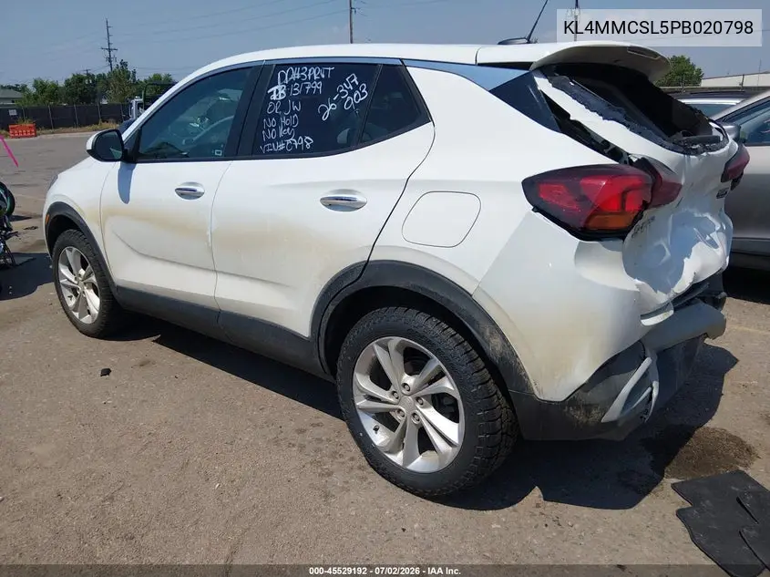 2023 Buick Encore Gx Preferred Awd VIN: KL4MMCSL5PB020798 Lot: 45529192