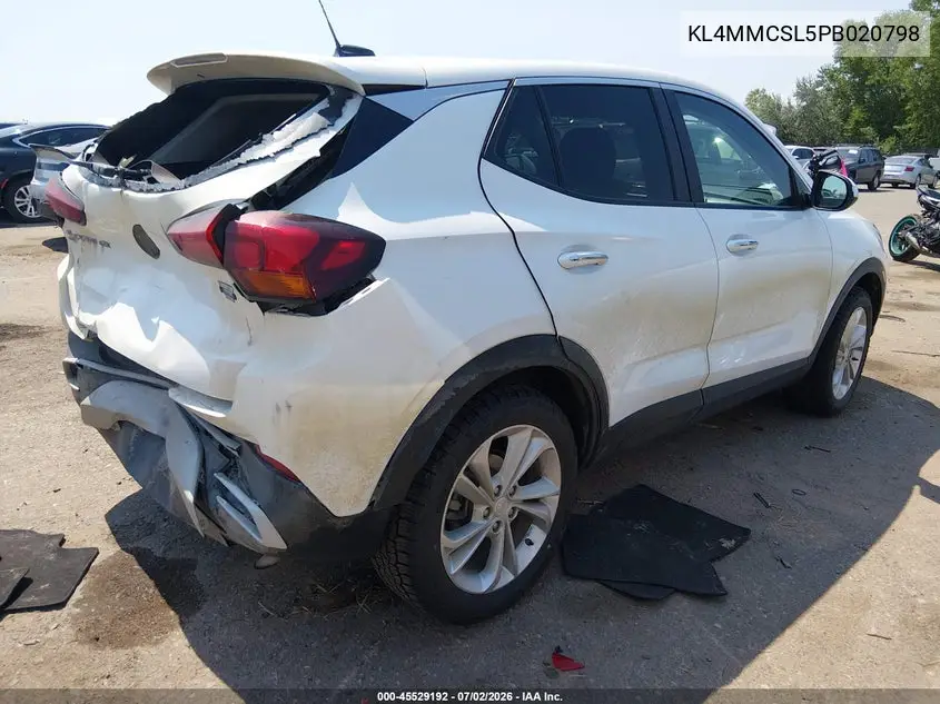2023 Buick Encore Gx Preferred Awd VIN: KL4MMCSL5PB020798 Lot: 45529192