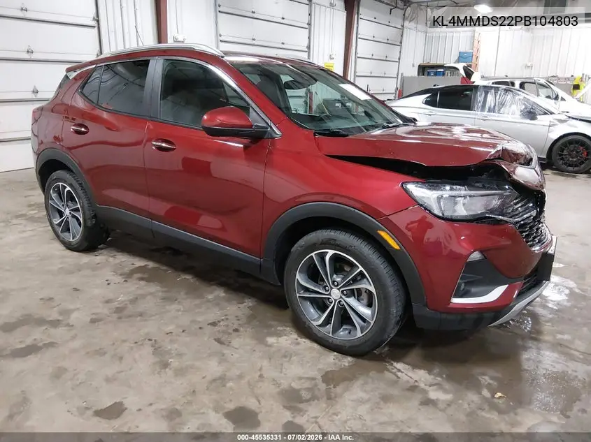 2023 Buick Encore Gx Select Fwd VIN: KL4MMDS22PB104803 Lot: 45535331