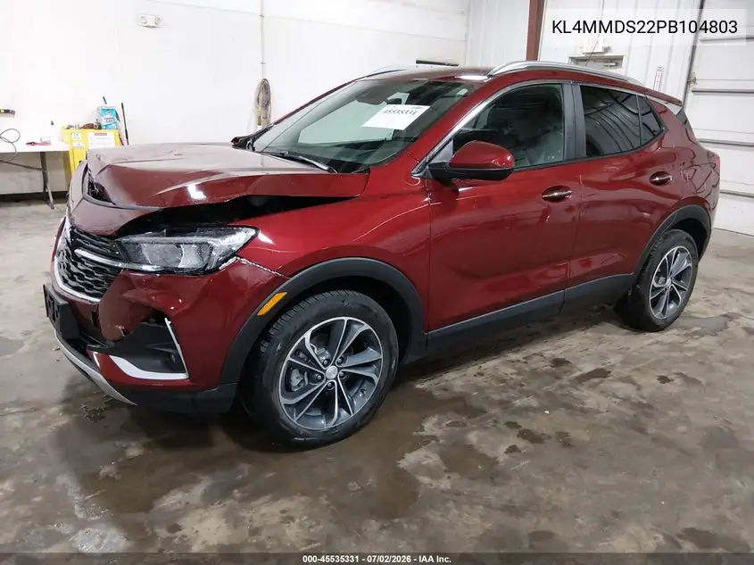 2023 Buick Encore Gx Select Fwd VIN: KL4MMDS22PB104803 Lot: 45535331