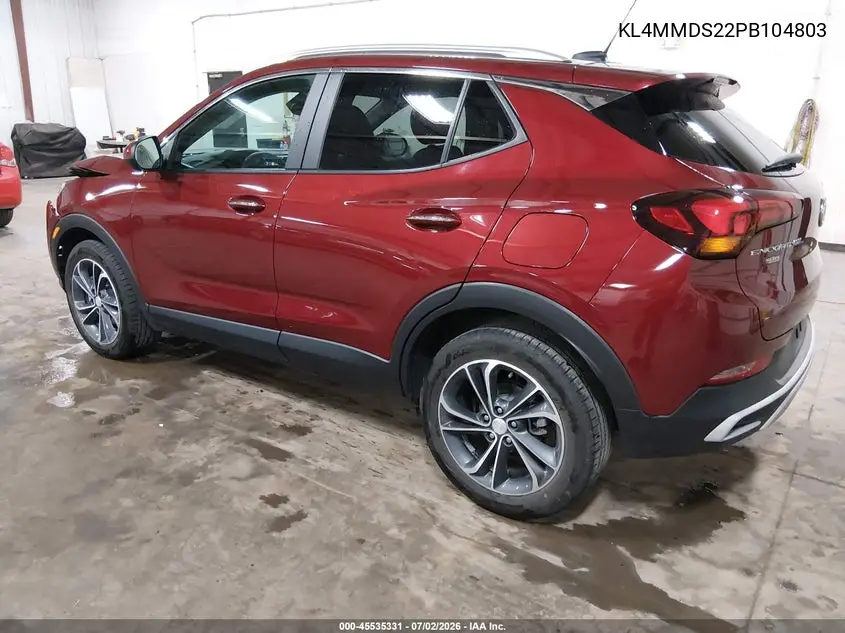 2023 Buick Encore Gx Select Fwd VIN: KL4MMDS22PB104803 Lot: 45535331
