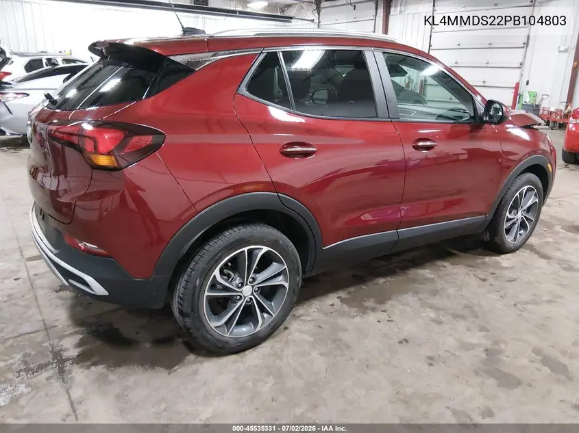 2023 Buick Encore Gx Select Fwd VIN: KL4MMDS22PB104803 Lot: 45535331