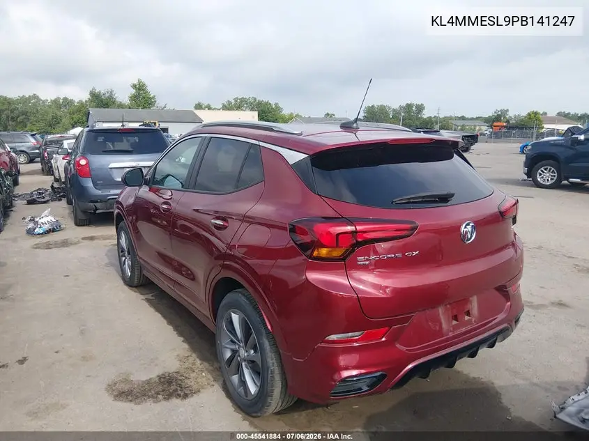 2023 Buick Encore Gx Select Awd VIN: KL4MMESL9PB141247 Lot: 45541884