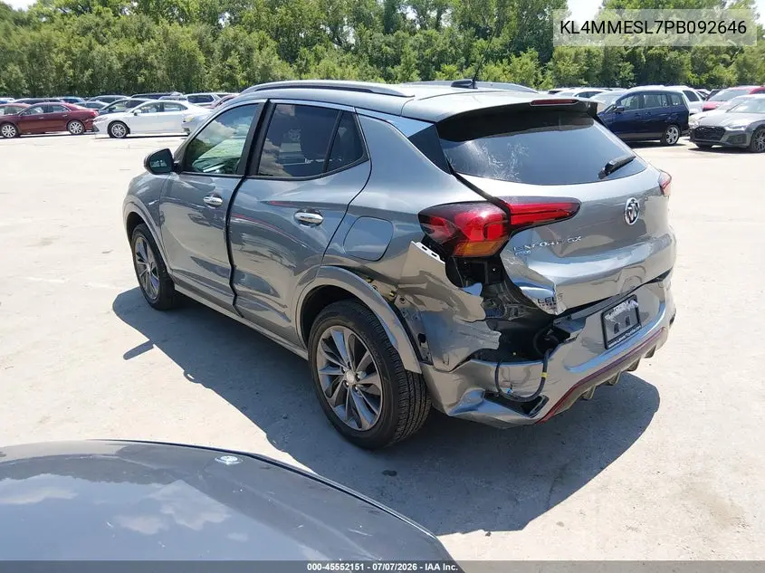2023 Buick Encore Gx Select Awd VIN: KL4MMESL7PB092646 Lot: 45552151