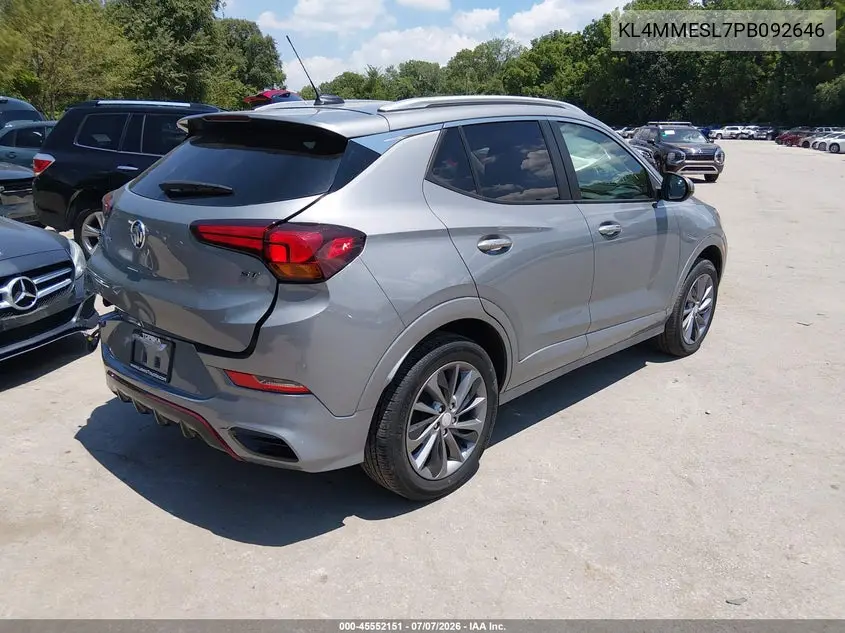 2023 Buick Encore Gx Select Awd VIN: KL4MMESL7PB092646 Lot: 45552151