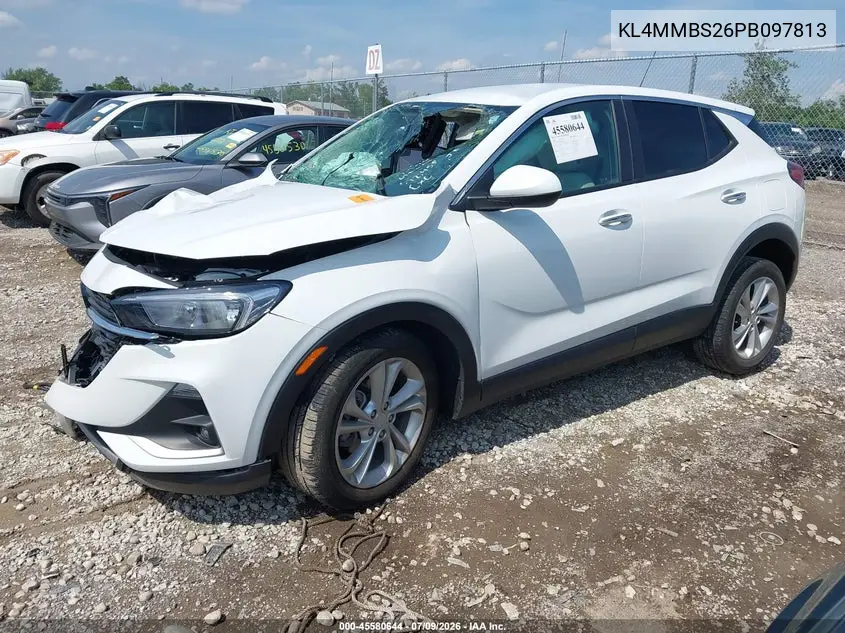 2023 Buick Encore Gx Preferred Fwd VIN: KL4MMBS26PB097813 Lot: 45580644