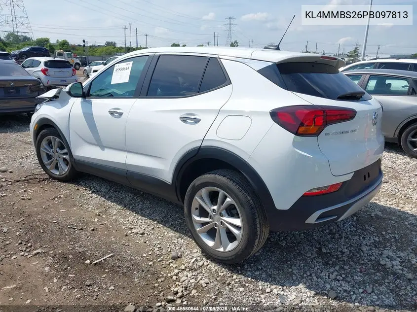 2023 Buick Encore Gx Preferred Fwd VIN: KL4MMBS26PB097813 Lot: 45580644