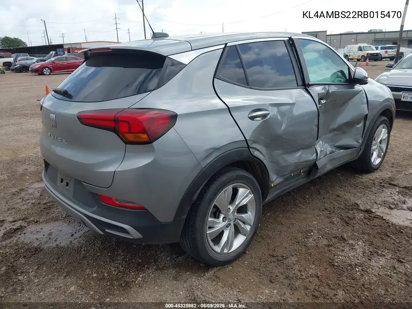 2024 Buick Encore Gx Preferred Fwd VIN: KL4AMBS22RB015470 Lot: 45325982