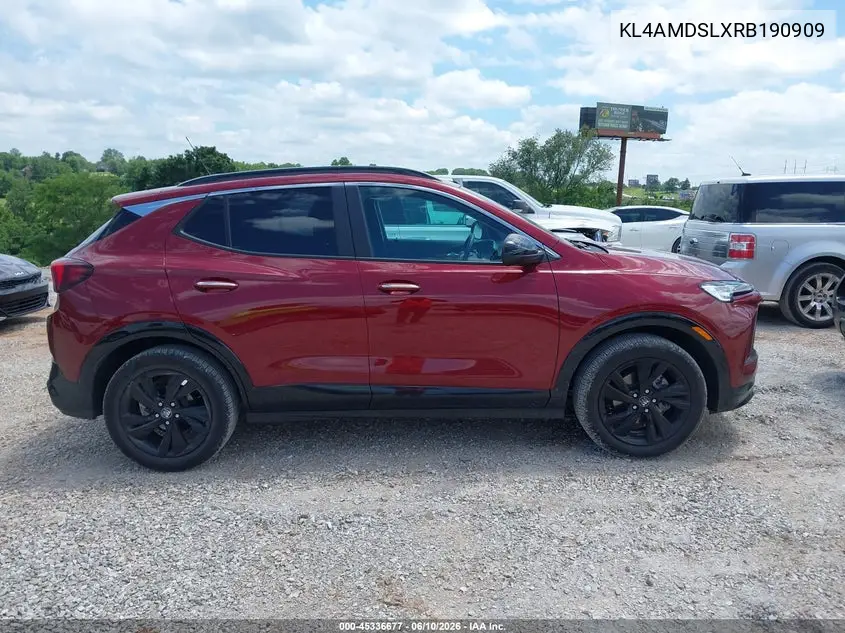 2024 Buick Encore Gx Sport Touring Fwd VIN: KL4AMDSLXRB190909 Lot: 45336677