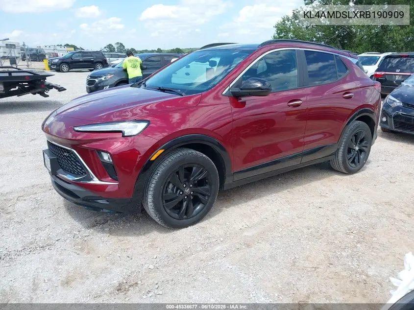 2024 Buick Encore Gx Sport Touring Fwd VIN: KL4AMDSLXRB190909 Lot: 45336677