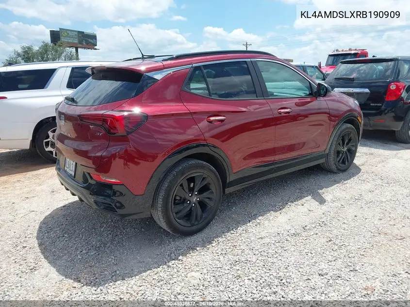 2024 Buick Encore Gx Sport Touring Fwd VIN: KL4AMDSLXRB190909 Lot: 45336677