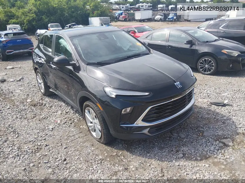 2024 Buick Encore Gx Preferred Fwd VIN: KL4AMBS22RB030714 Lot: 45424181