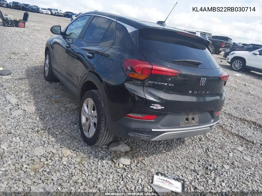 2024 Buick Encore Gx Preferred Fwd VIN: KL4AMBS22RB030714 Lot: 45424181