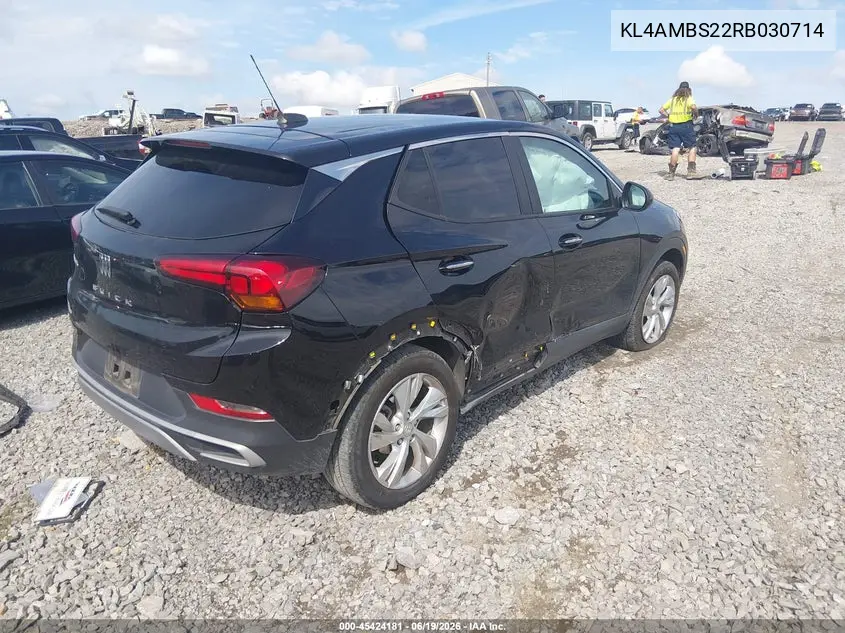 2024 Buick Encore Gx Preferred Fwd VIN: KL4AMBS22RB030714 Lot: 45424181