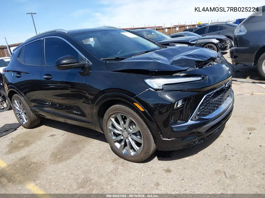 2024 Buick Encore Gx Avenir Awd VIN: KL4AMGSL7RB025224 Lot: 45427452