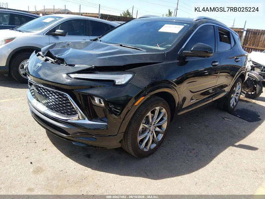 2024 Buick Encore Gx Avenir Awd VIN: KL4AMGSL7RB025224 Lot: 45427452