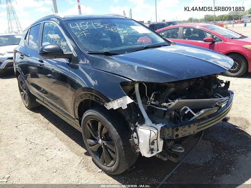 2024 Buick Encore Gx Sport Touring Fwd VIN: KL4AMDSL5RB091883 Lot: 45435633
