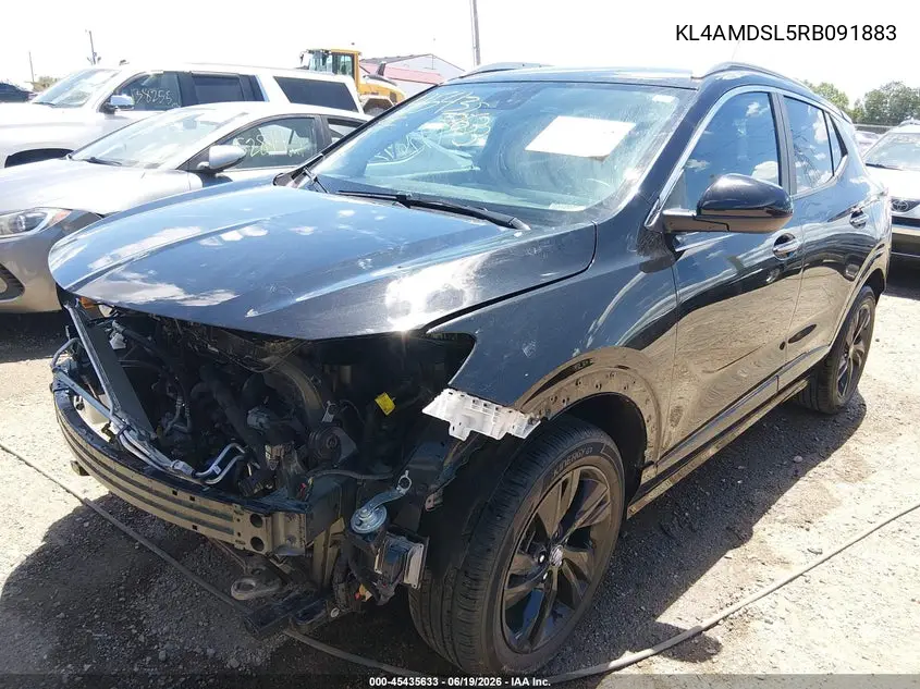 2024 Buick Encore Gx Sport Touring Fwd VIN: KL4AMDSL5RB091883 Lot: 45435633