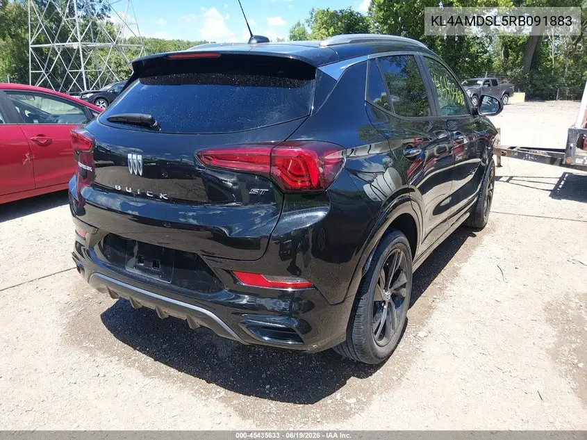 2024 Buick Encore Gx Sport Touring Fwd VIN: KL4AMDSL5RB091883 Lot: 45435633