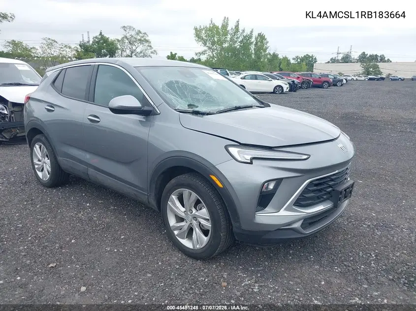 2024 Buick Encore Gx Preferred Awd VIN: KL4AMCSL1RB183664 Lot: 45481248