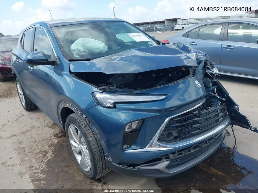 2024 Buick Encore Gx Preferred Fwd VIN: KL4AMBS21RB084084 Lot: 45519961