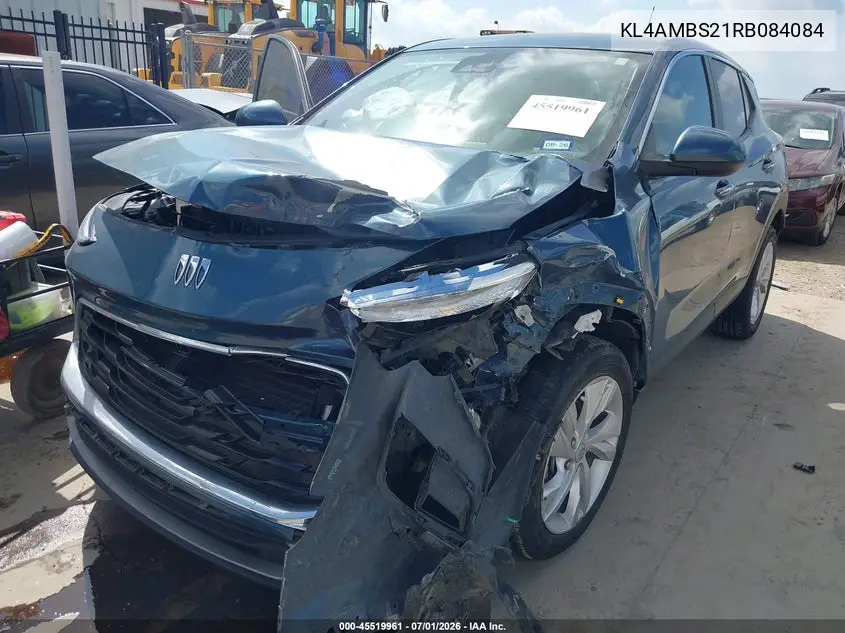 2024 Buick Encore Gx Preferred Fwd VIN: KL4AMBS21RB084084 Lot: 45519961