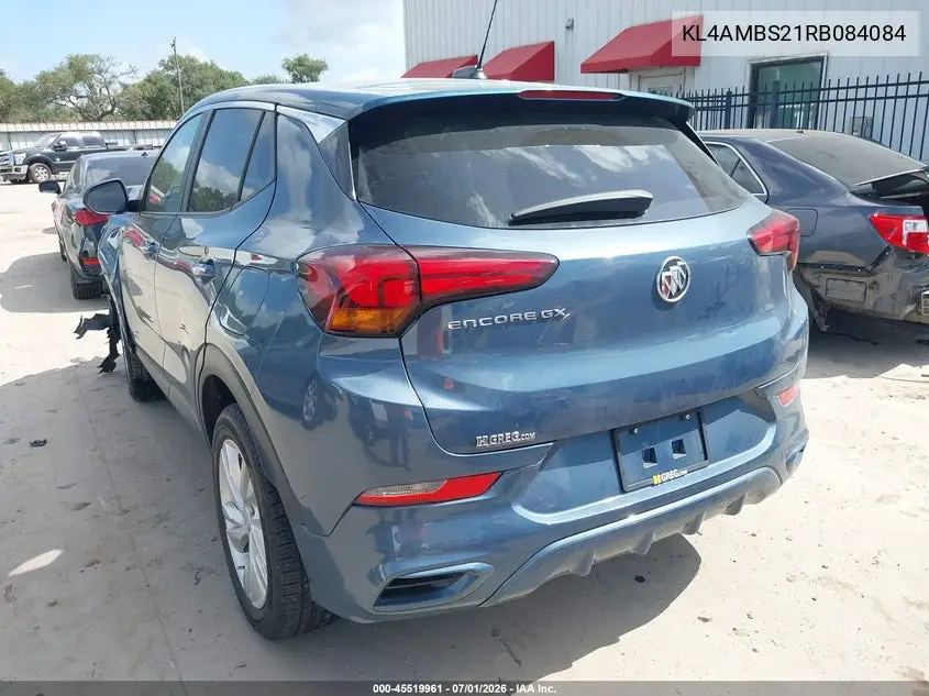 2024 Buick Encore Gx Preferred Fwd VIN: KL4AMBS21RB084084 Lot: 45519961