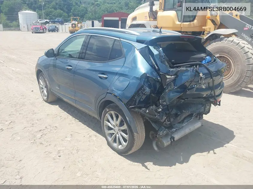 2024 Buick Encore Gx Avenir Fwd VIN: KL4AMFSL3RB004669 Lot: 45525489
