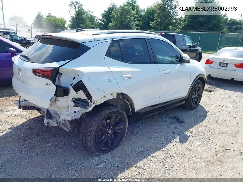 2024 Buick Encore Gx Sport Touring Awd VIN: KL4AMESLXRB002993 Lot: 45541966