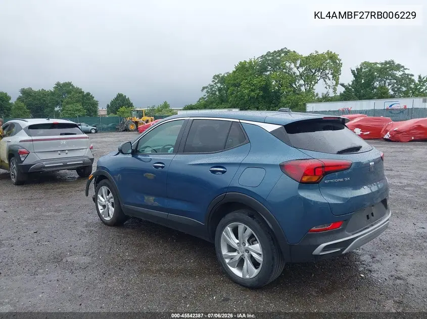 2024 Buick Encore Gx VIN: KL4AMBF27RB006229 Lot: 45542387