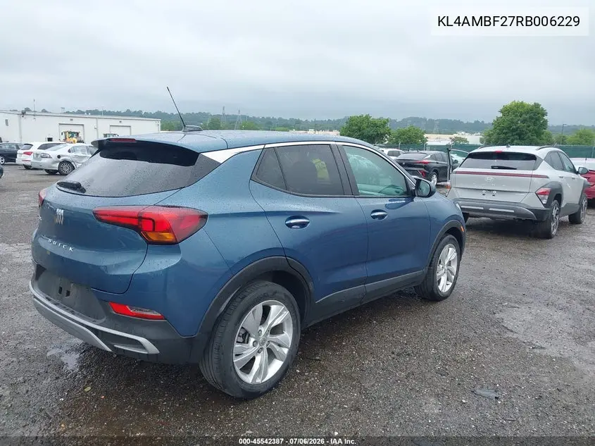 2024 Buick Encore Gx VIN: KL4AMBF27RB006229 Lot: 45542387