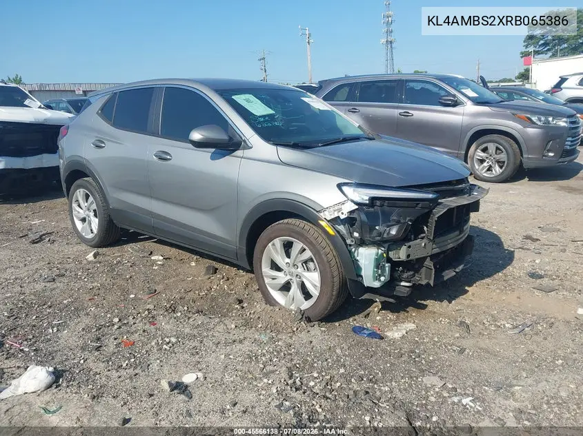 2024 Buick Encore Gx Preferred Fwd VIN: KL4AMBS2XRB065386 Lot: 45566138