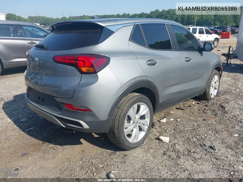 2024 Buick Encore Gx Preferred Fwd VIN: KL4AMBS2XRB065386 Lot: 45566138