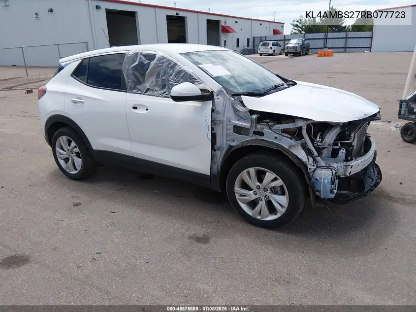 2024 Buick Encore Gx Preferred Fwd VIN: KL4AMBS27RB077723 Lot: 45575869
