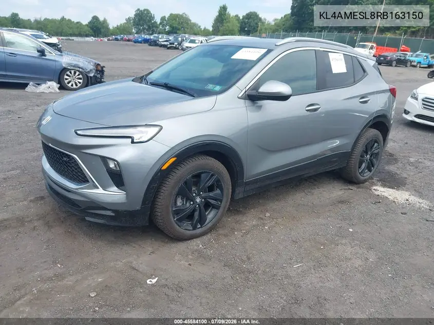 2024 Buick Encore Gx Sport Touring Awd VIN: KL4AMESL8RB163150 Lot: 45584100