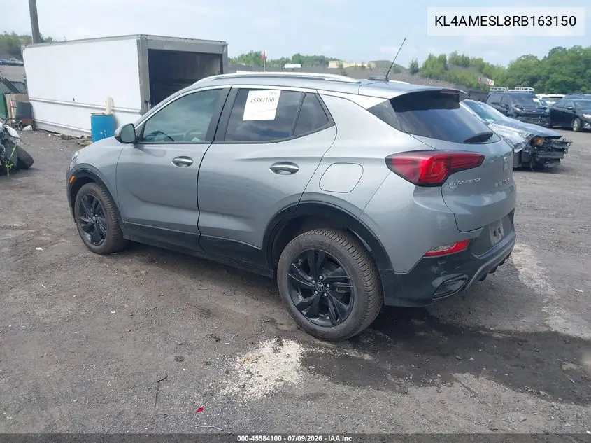 2024 Buick Encore Gx Sport Touring Awd VIN: KL4AMESL8RB163150 Lot: 45584100