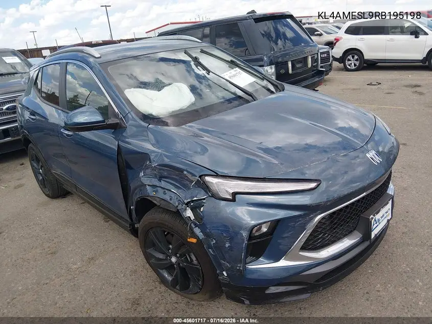 2024 Buick Encore Gx Sport Touring Awd VIN: KL4AMESL9RB195198 Lot: 45601717