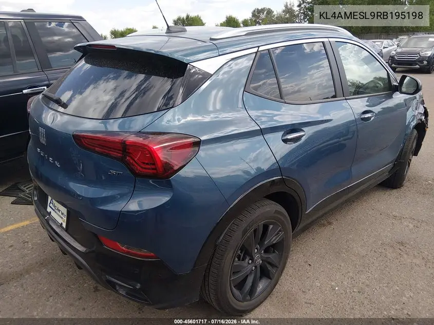 2024 Buick Encore Gx Sport Touring Awd VIN: KL4AMESL9RB195198 Lot: 45601717