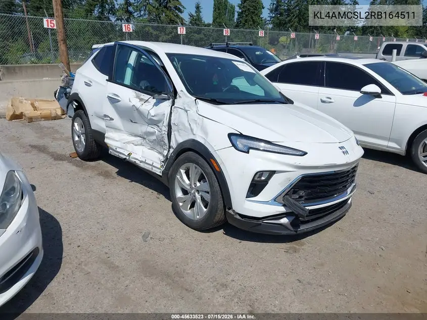 2024 Buick Encore Gx Preferred Awd VIN: KL4AMCSL2RB164511 Lot: 45633523