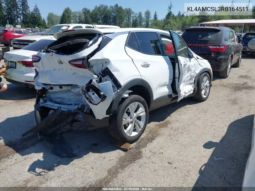 2024 Buick Encore Gx Preferred Awd VIN: KL4AMCSL2RB164511 Lot: 45633523