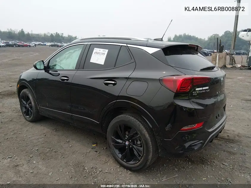 2024 Buick Encore Gx Sport Touring Awd VIN: KL4AMESL6RB008872 Lot: 45651195